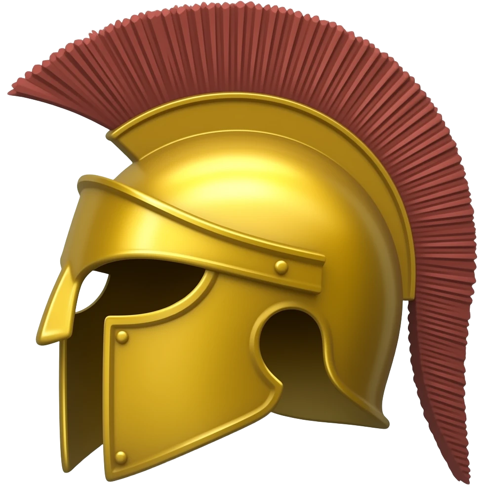 CREA UN EMOJI DE UN CASCO DE GRECIA emoji