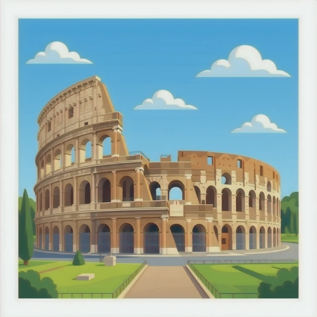 Italy Rome Colosseum emoji