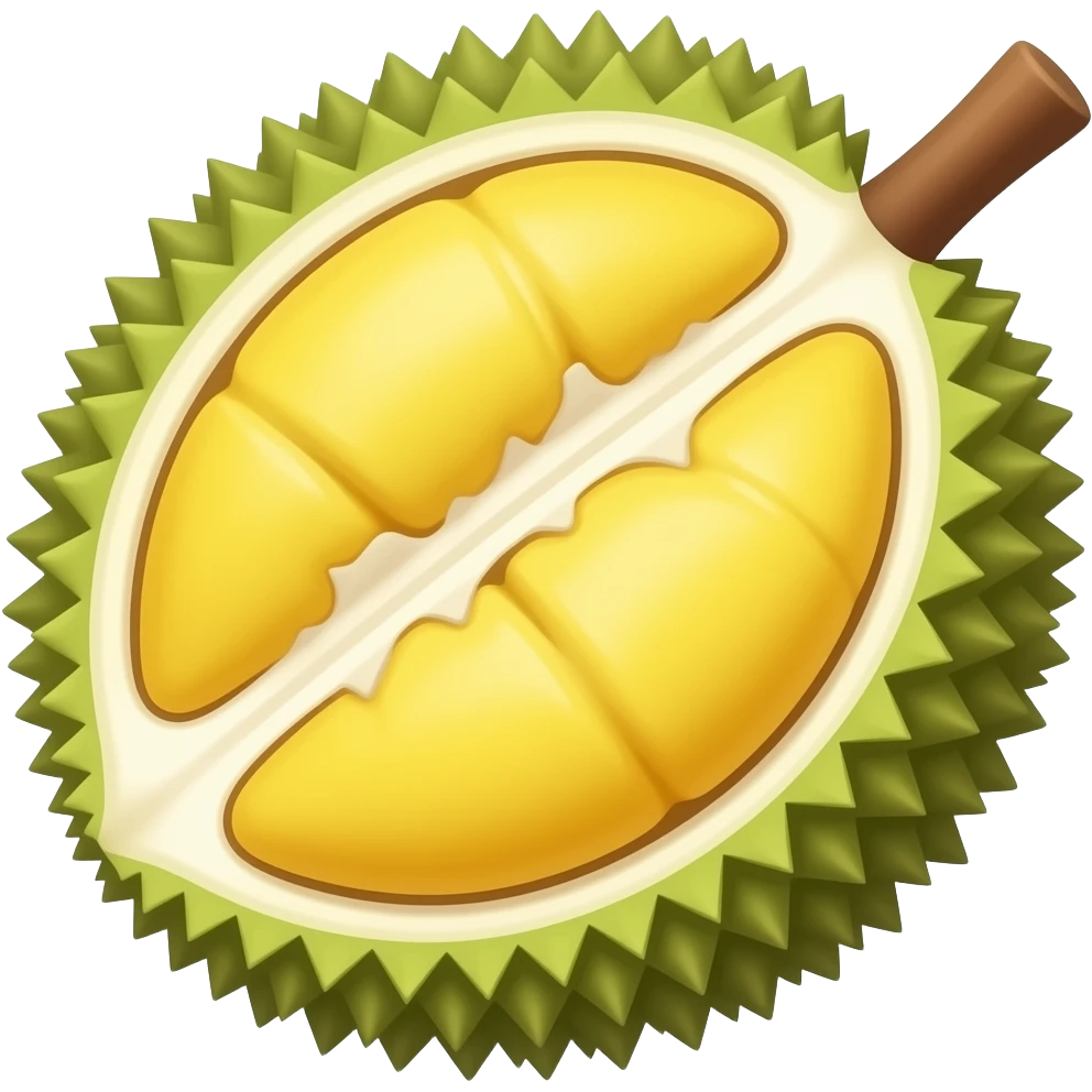 Durian fruit emoji