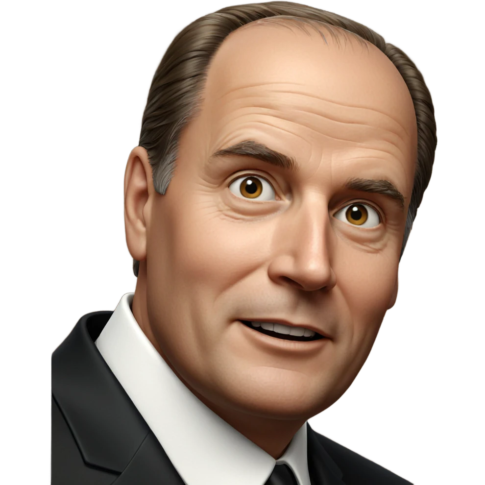 solo male formal portrait emoji
