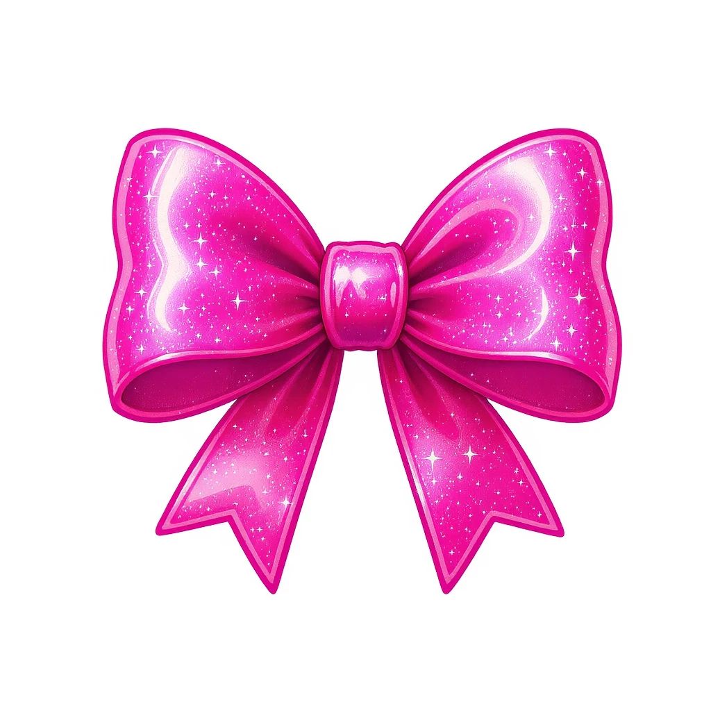 bow emoji, cute and shiny, with a gradient effect, no background emoji