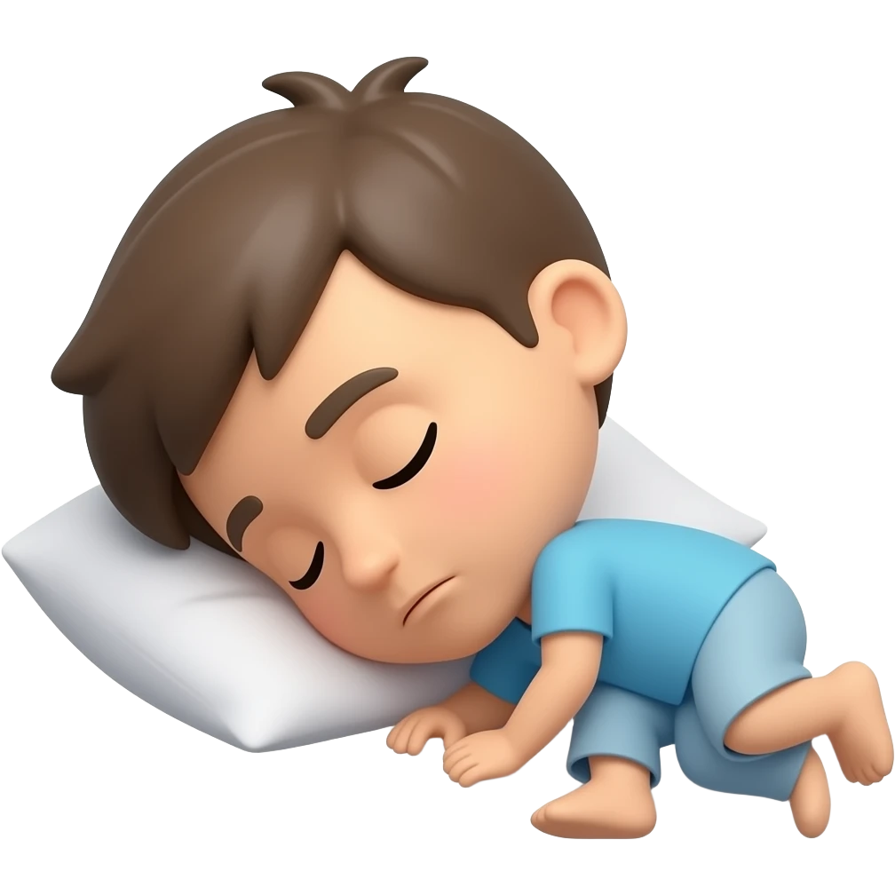 Falling asleep emoji