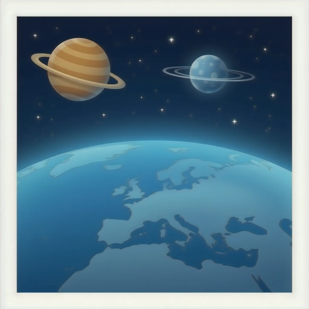 From outer space emoji