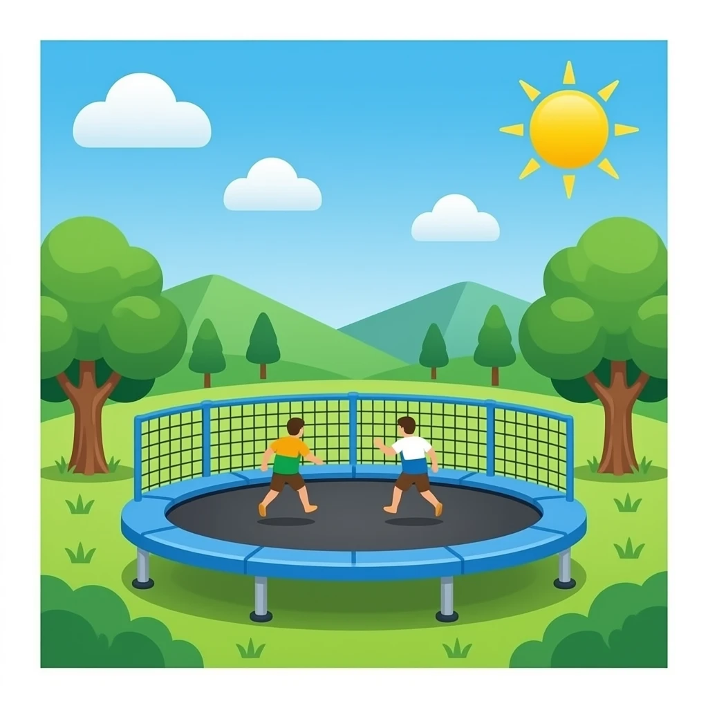 Trampoline park emoji