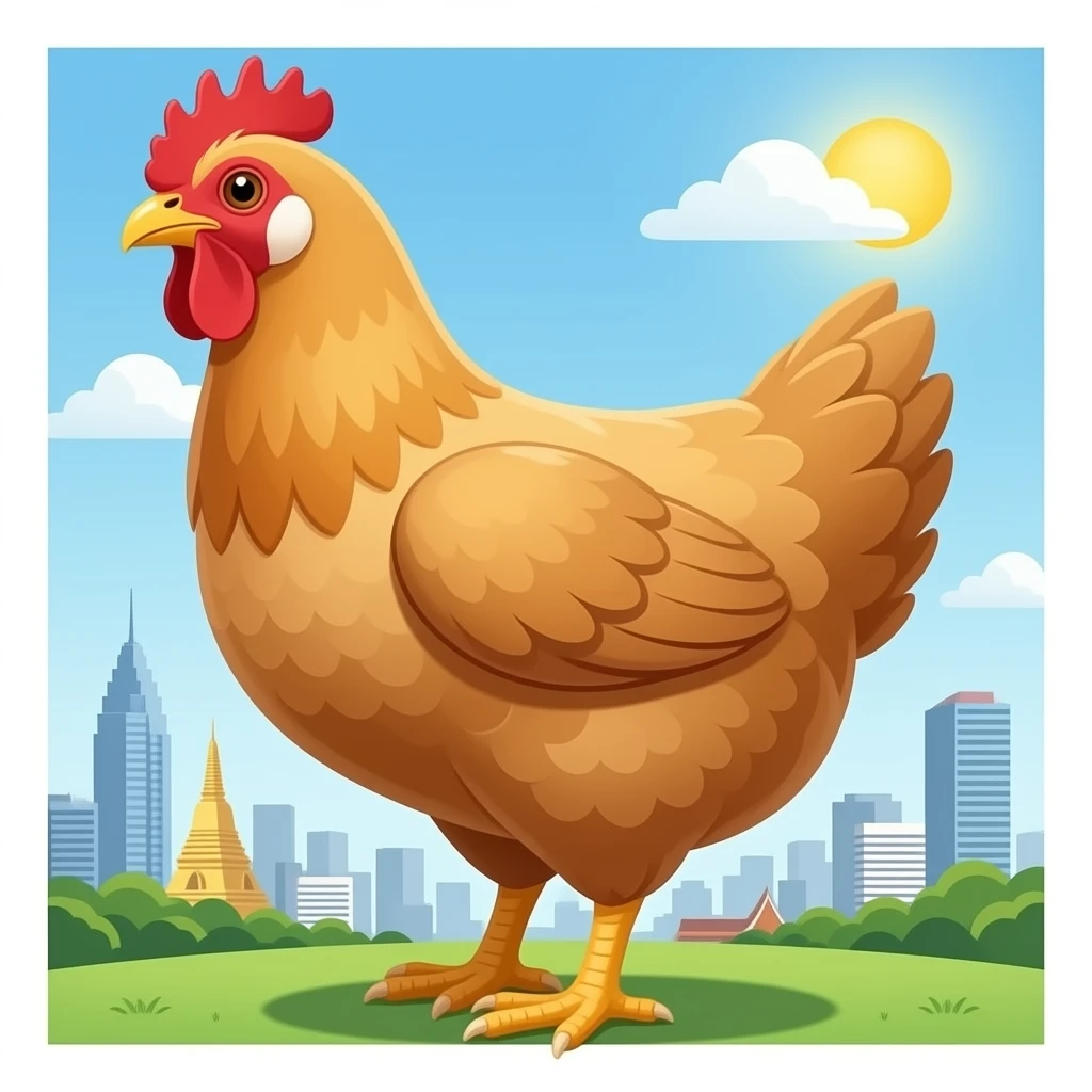 Chicken Bangkok emoji emoji