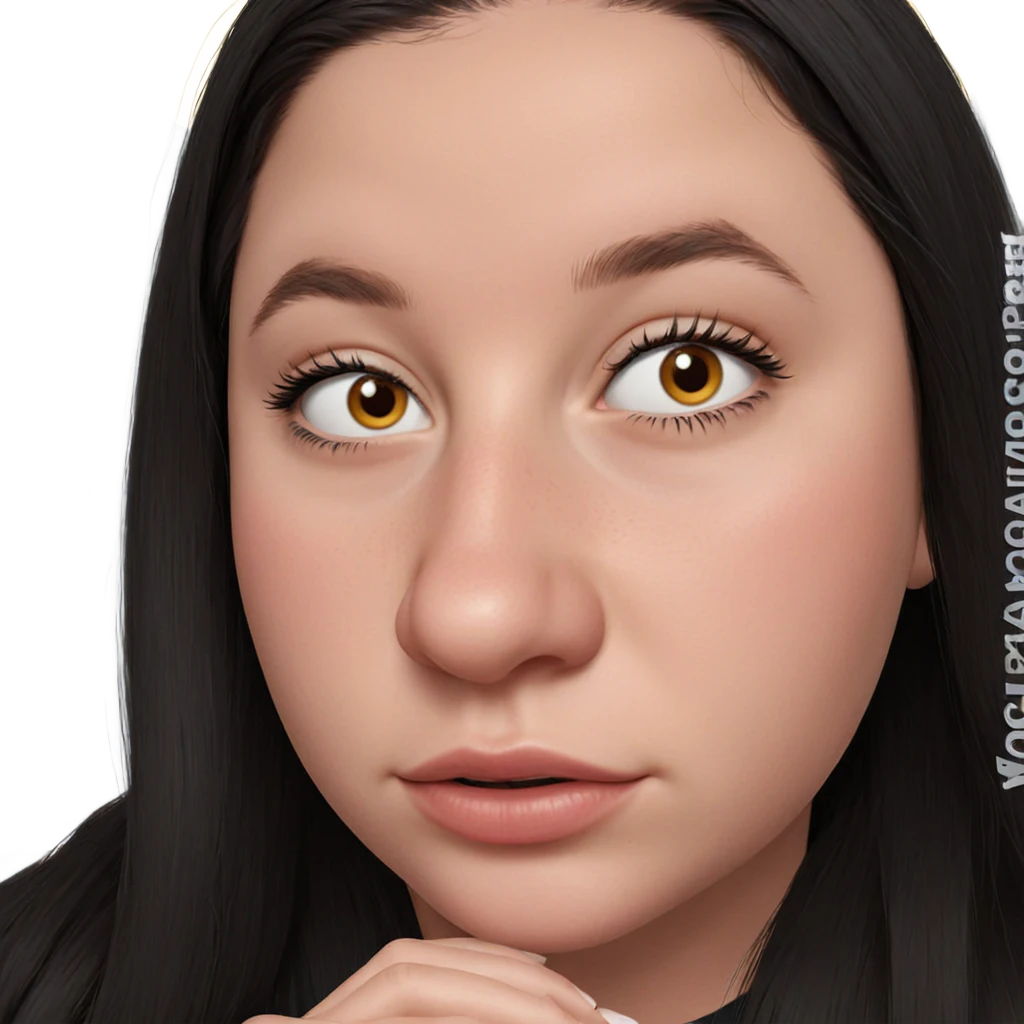 realistic portrait of girl emoji