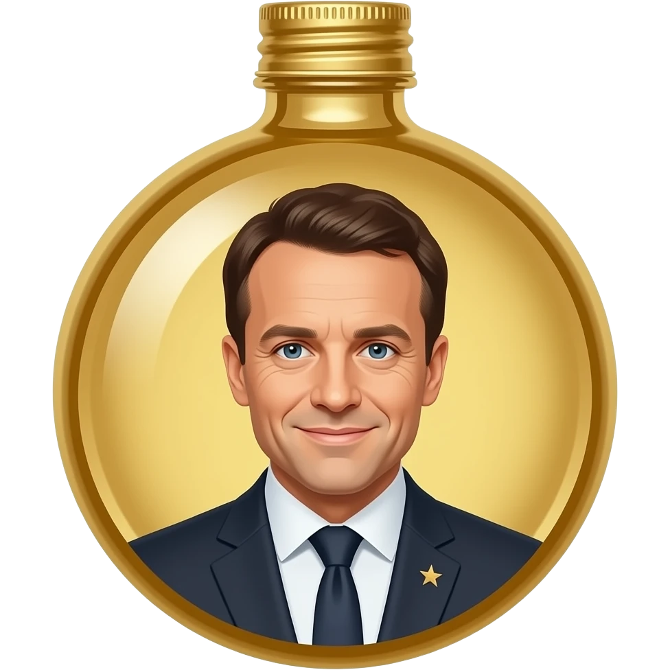 Macron qui a une  jnr puff 18k flacon-x emoji