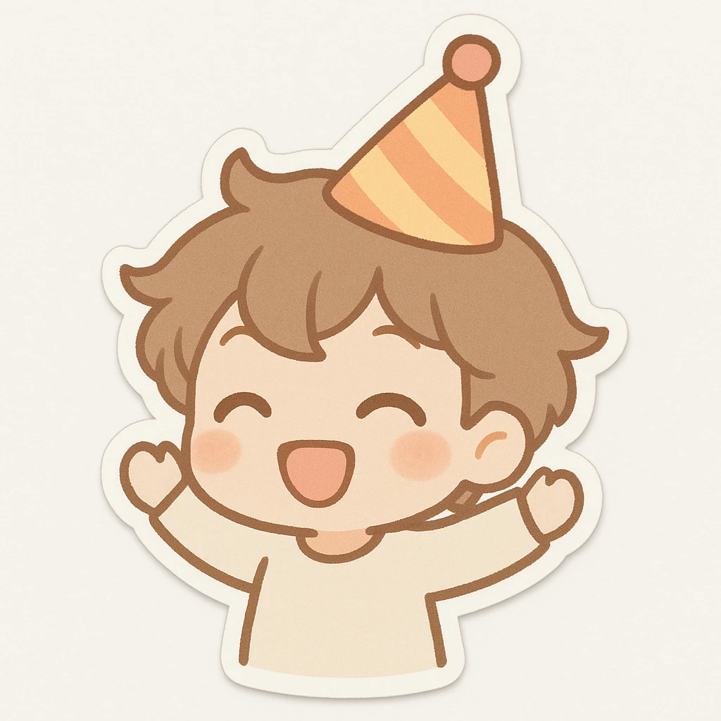 party hat emoji