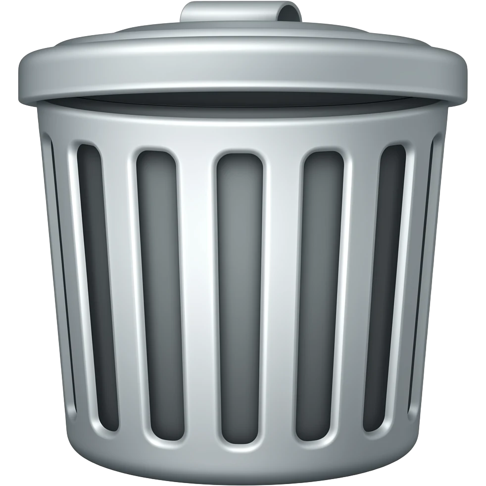 trash can png emoji