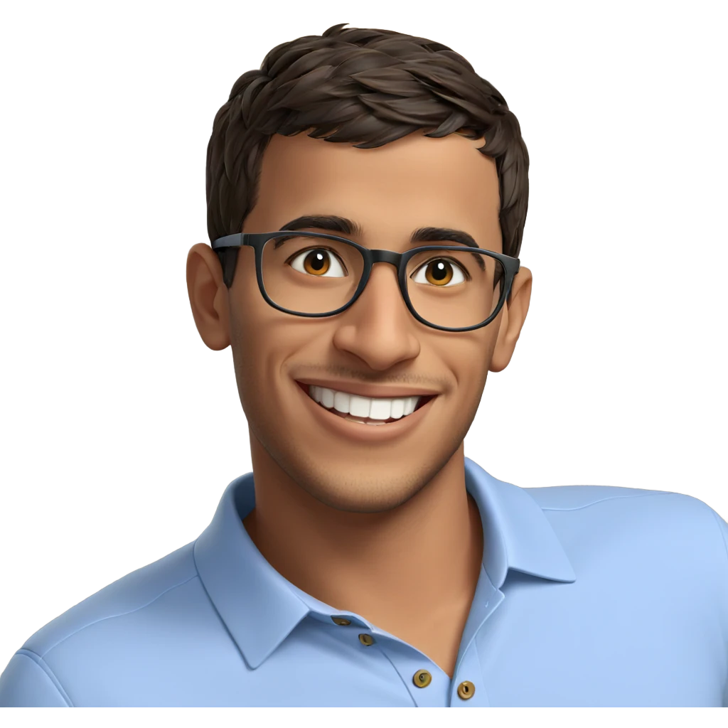 smiling boy in collared shirt emoji