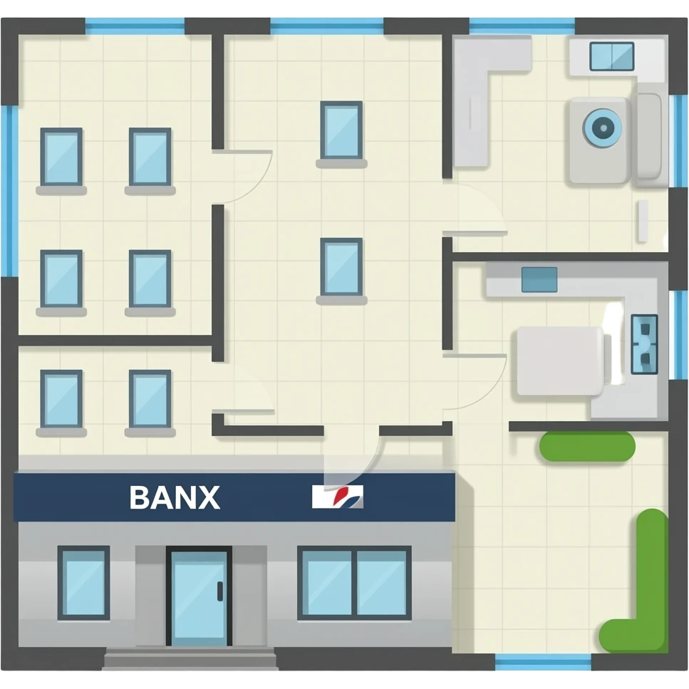 Floor plans to bank emoji