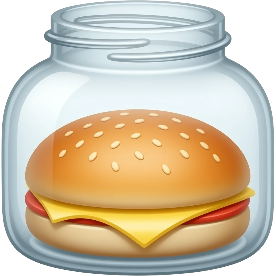 a bun in a jar emoji