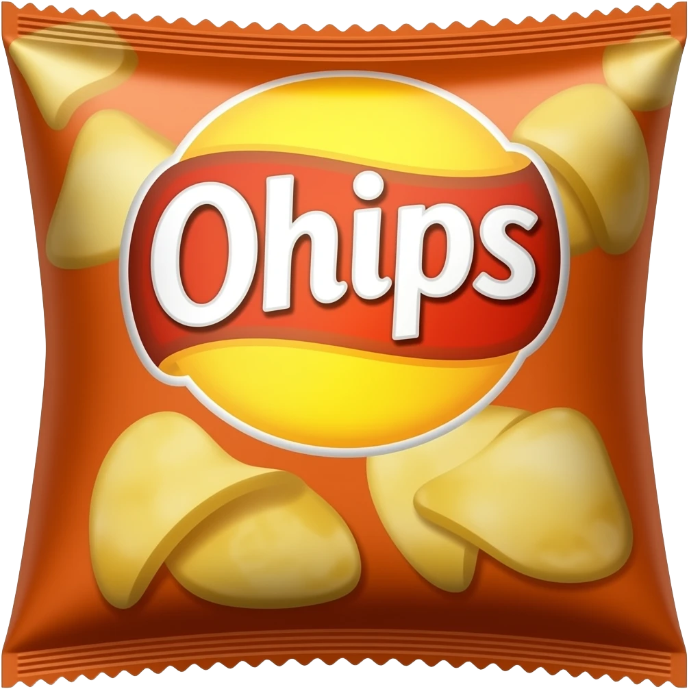 chips packet emoji