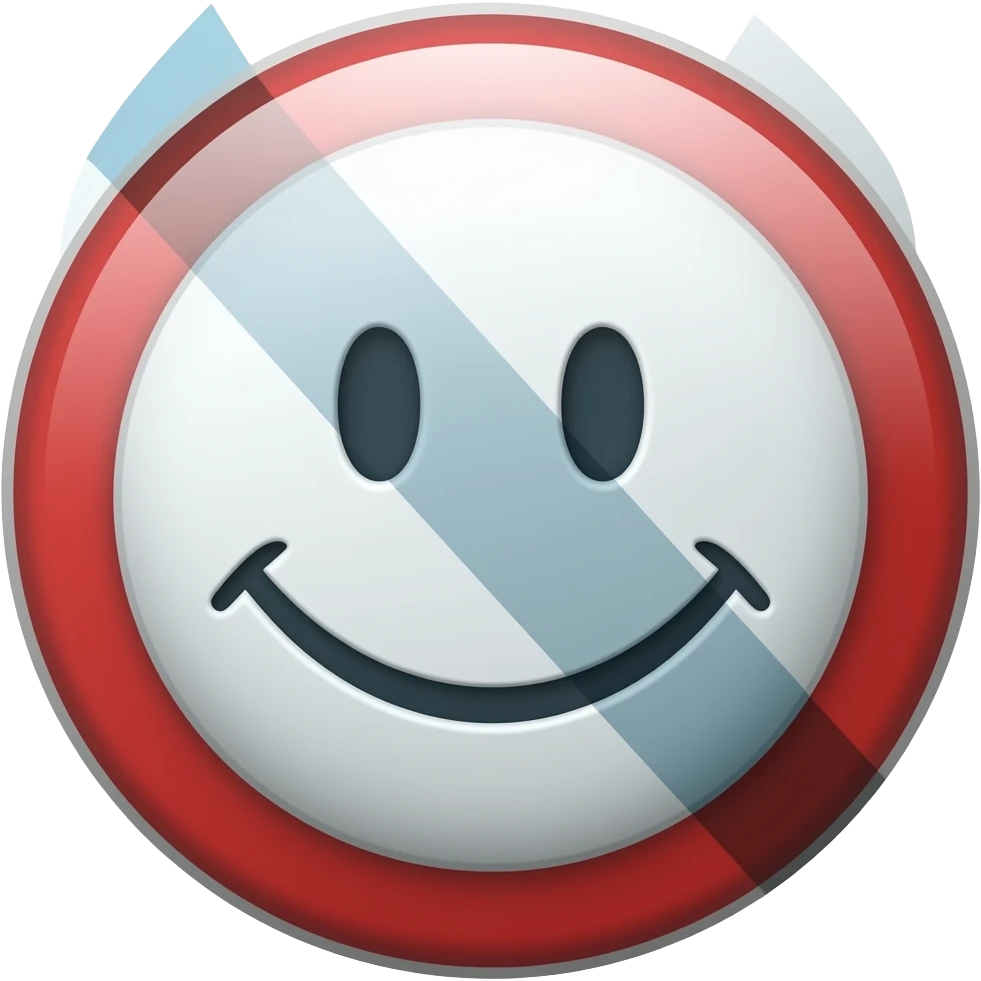 make me an emoji that looks like the no smojing sign but with protobuf logo in the middle emoji