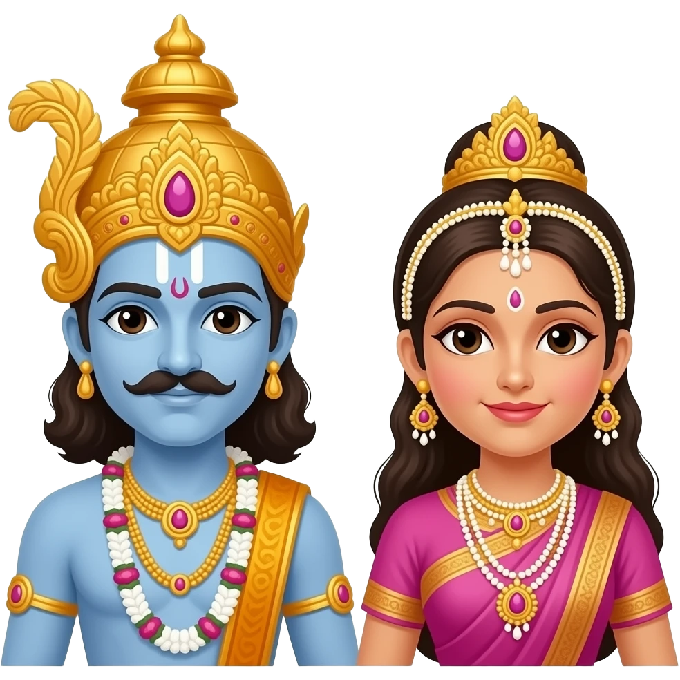 Lord Sita Rama emoji