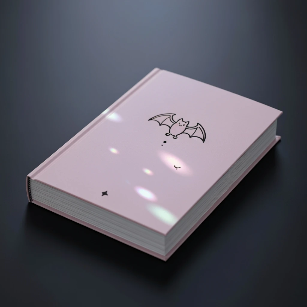goth book, cute, expressive, minimal emoji