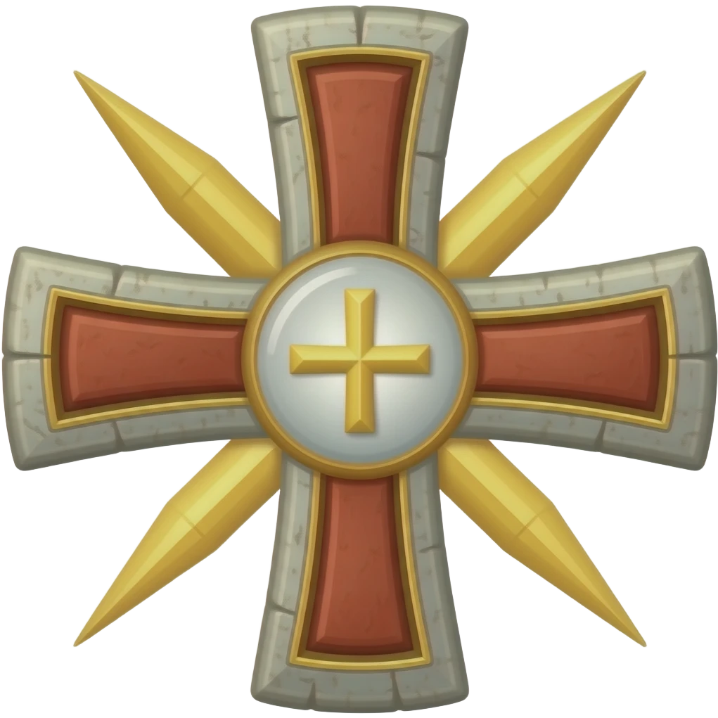 Sun templar cross emoji