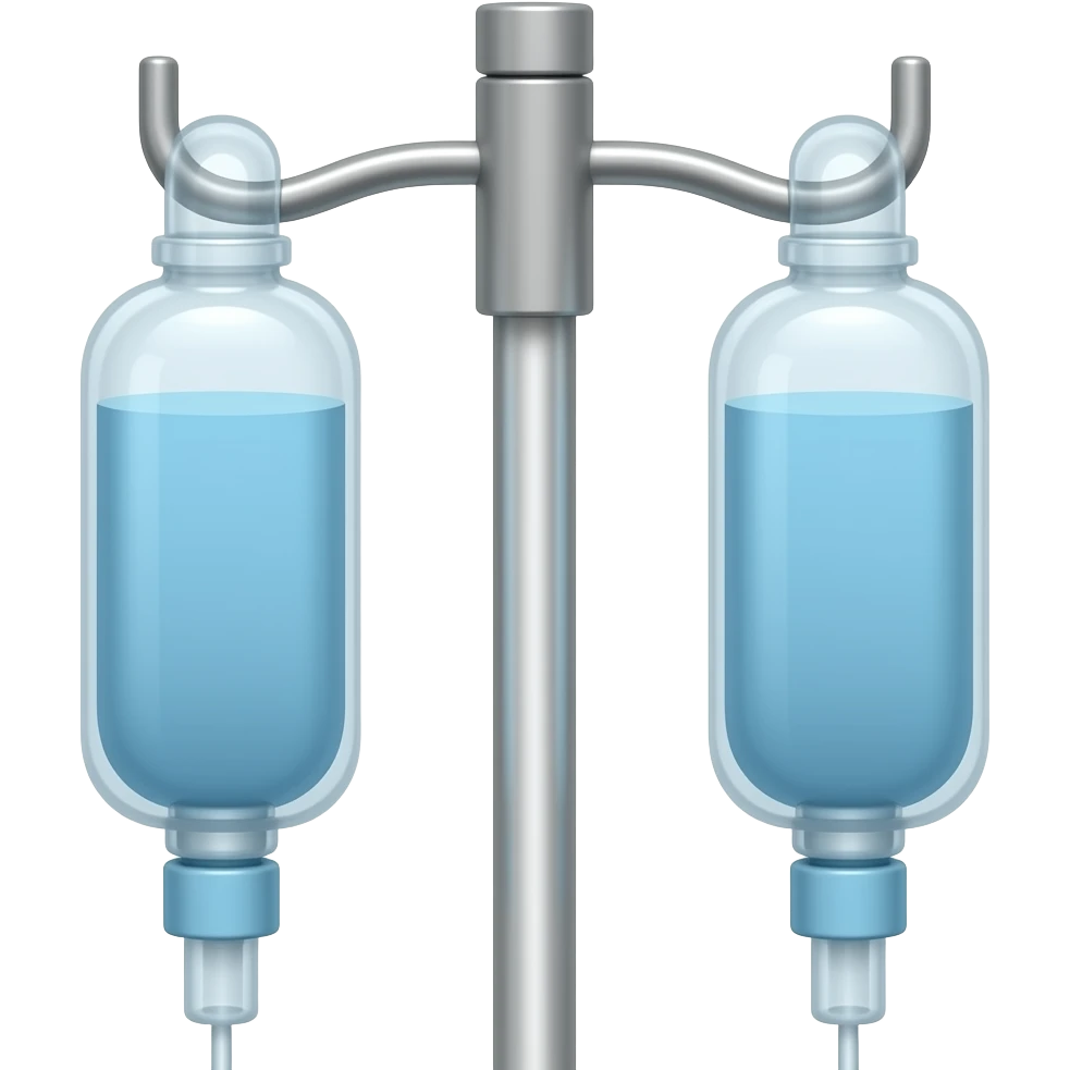 iv pole with nothing on it emoji