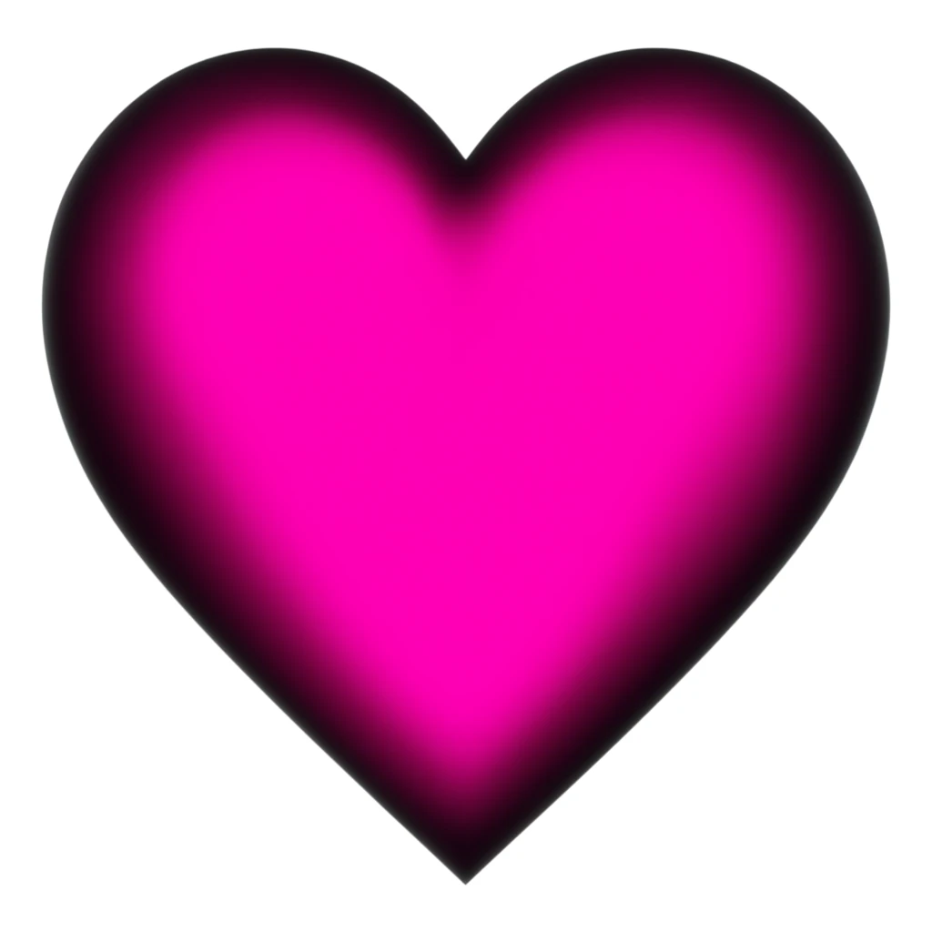goth pink heart, remove background, explore emoji
