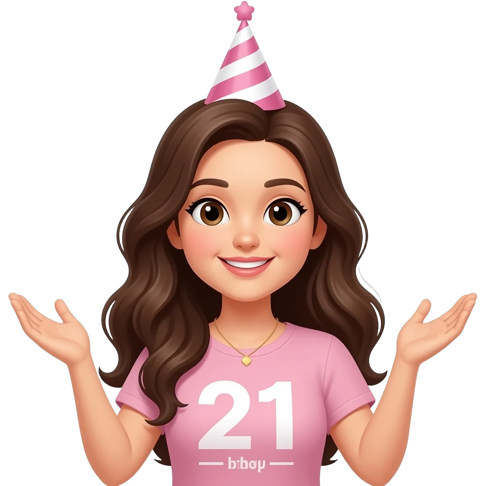 21st birthdaywomen emoji