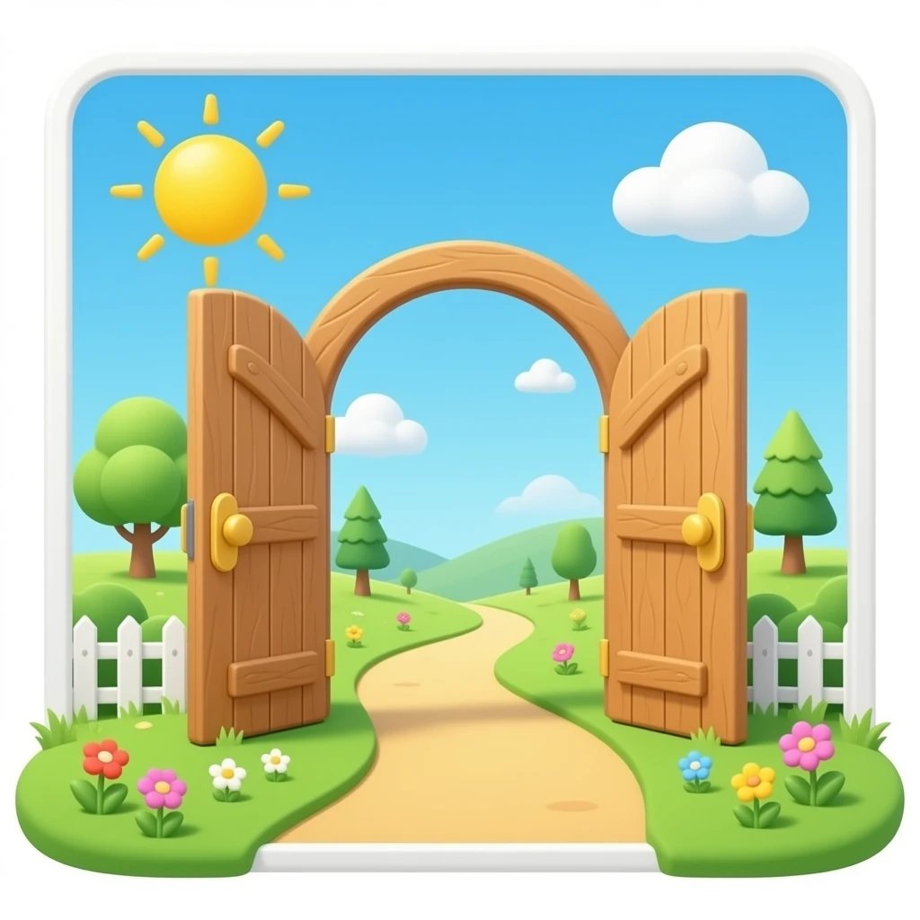 kids portal doors emoji