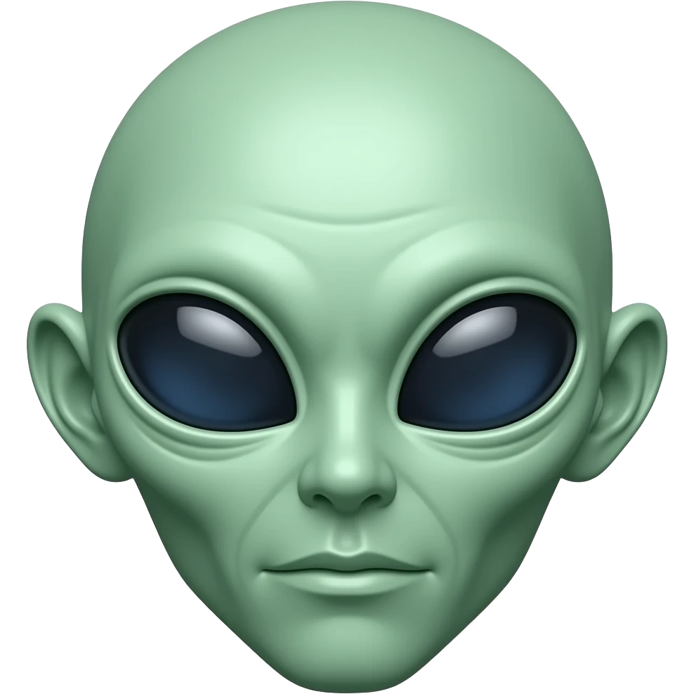 alien face emoji