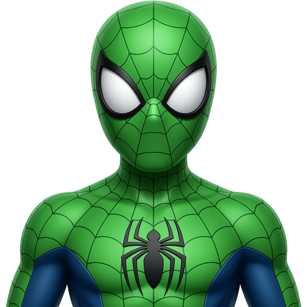 SPIDERMAN VERDECUERPO COMPLETO emoji
