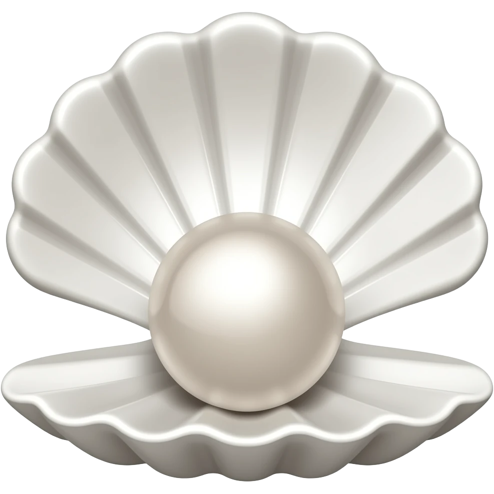 Pearl shell emoji