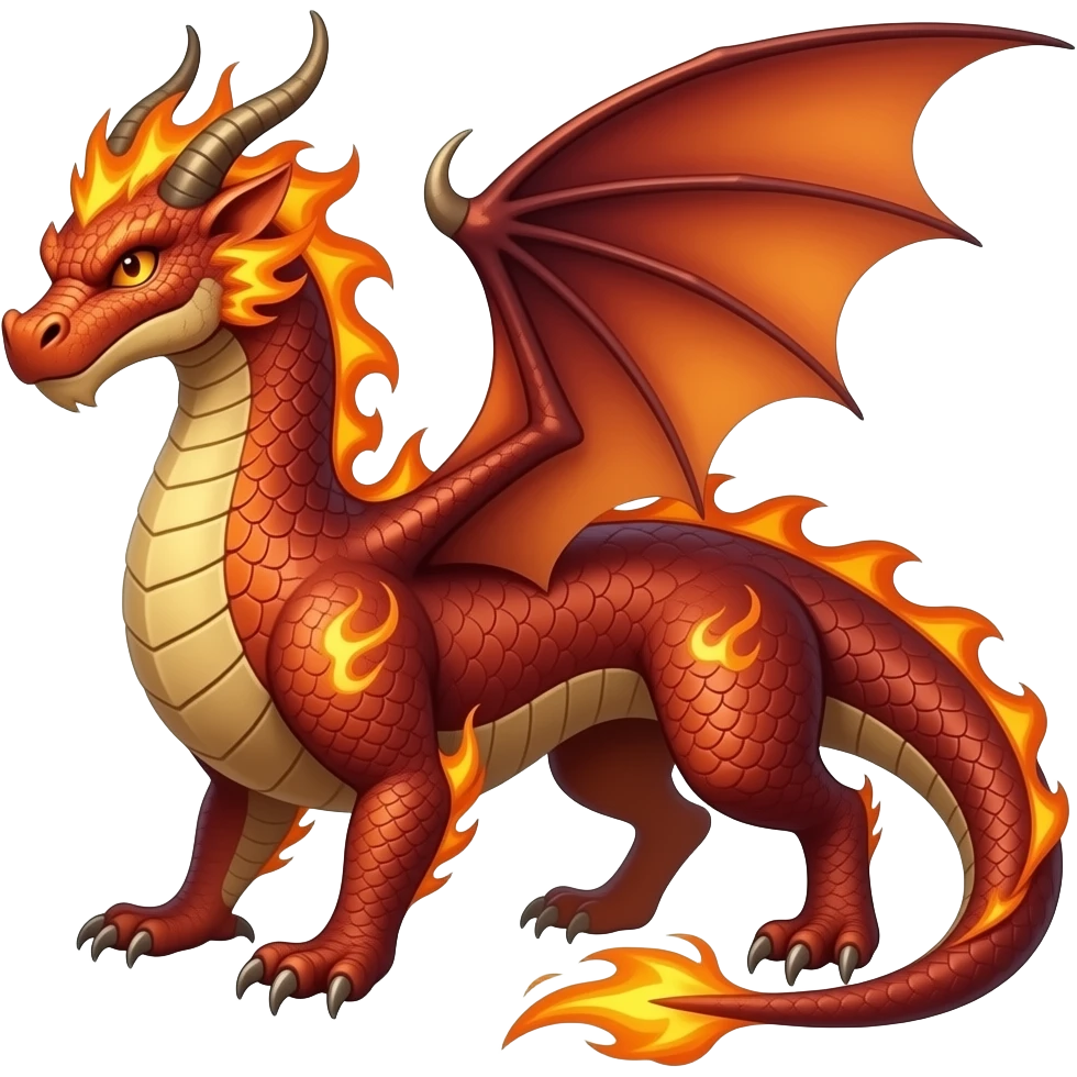 fire dragon emoji