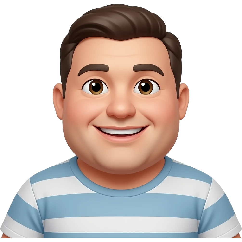 a fat smiley emoji