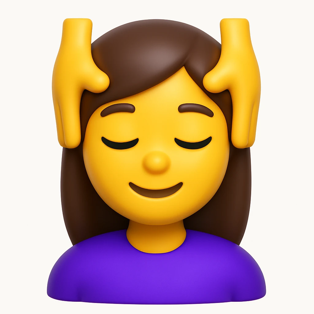 Convert the uploaded image into a 3D Apple-style emoji — preserve the key shapes, colors, and overall composition of the original image. Simplify the forms into clean. Apply glossy textures, soft lighting, smooth shading, and render everything in Apple emoji style on a clean white background

 emoji