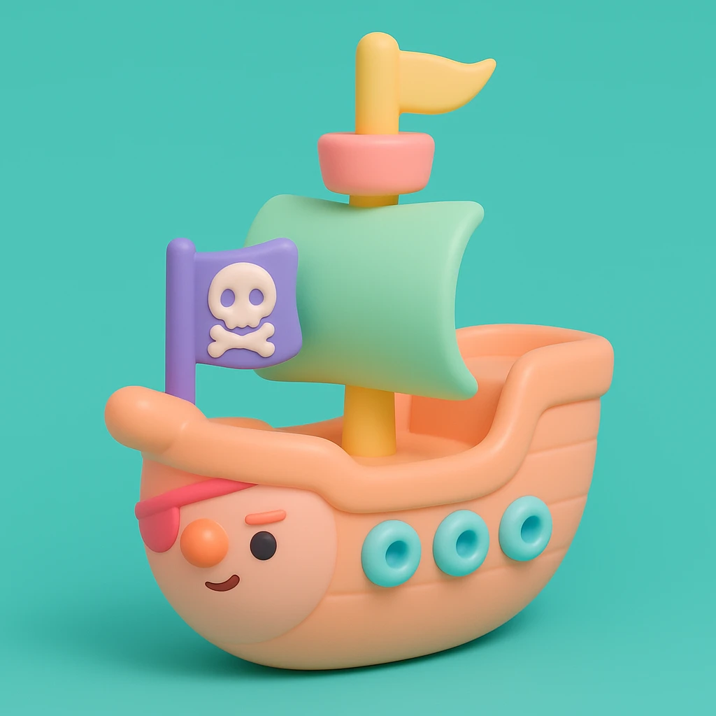 pirate ship emoji