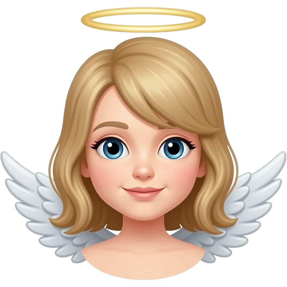 angel face emoji