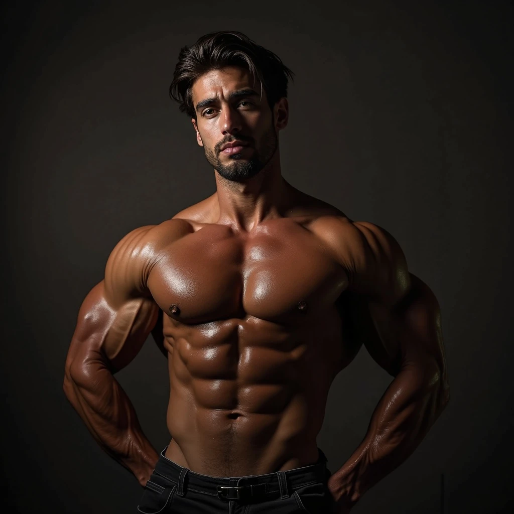 bodybuilder che dorme bene e questo gli porta tanto benessere e salute emoji