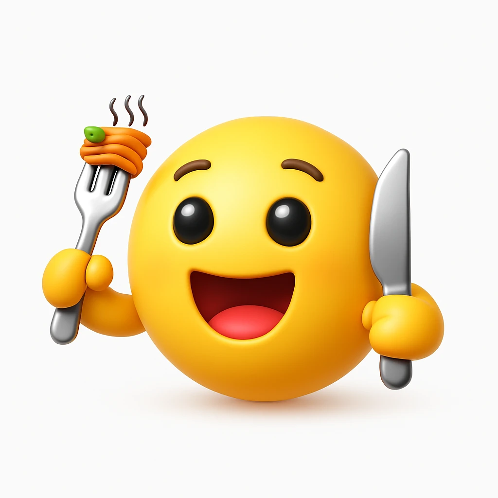 Convert the uploaded image into a 3D Apple-style emoji — preserve the key shapes, colors, and overall composition of the original image. Simplify the forms into clean, rounded cartoon-style elements while keeping the subject recognizable. Apply glossy textures, soft lighting, smooth shading, and render everything in Apple emoji style on a clean white background

 emoji