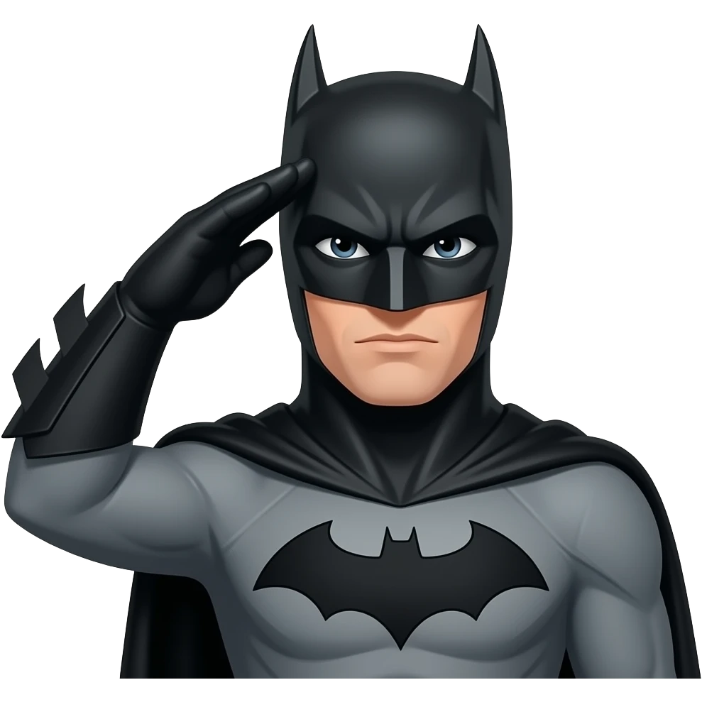 Salute batman emoji