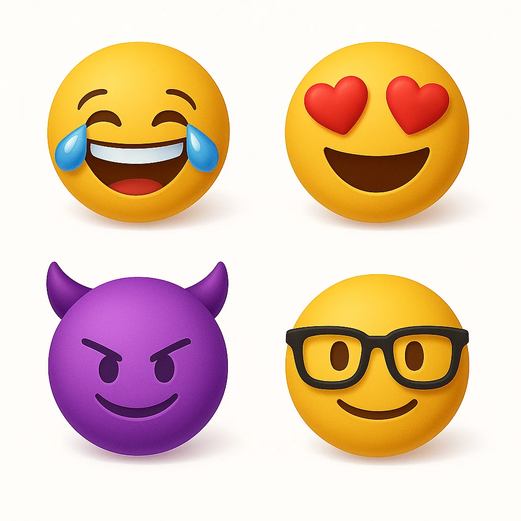 change glasses from transparent to black  emoji