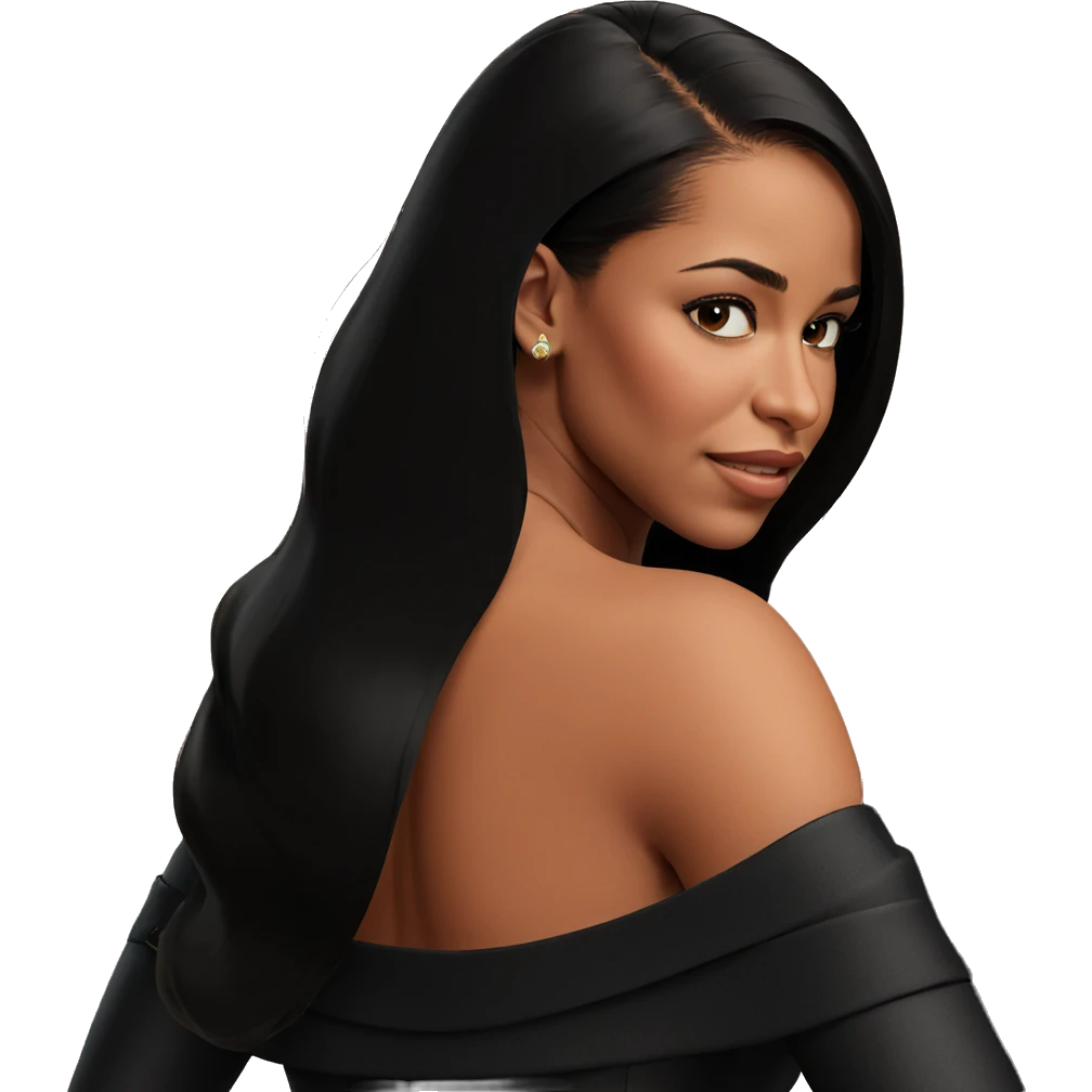 looking back at elegance emoji