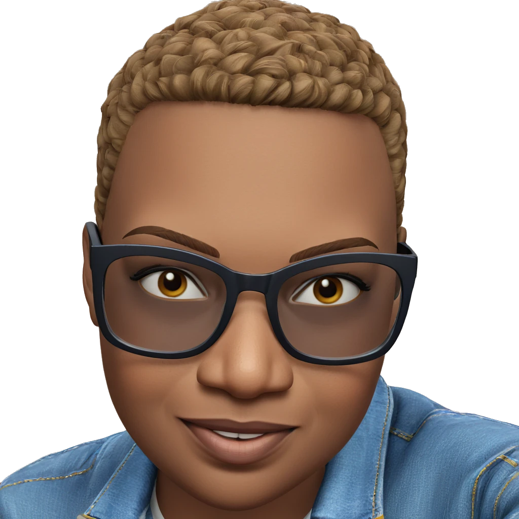 bald boy in denim jacket emoji