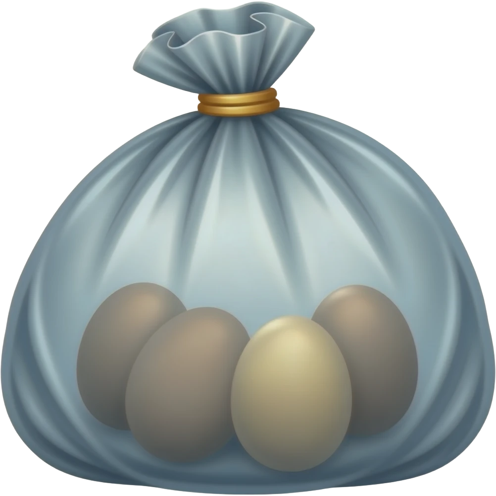 trash bag emoji