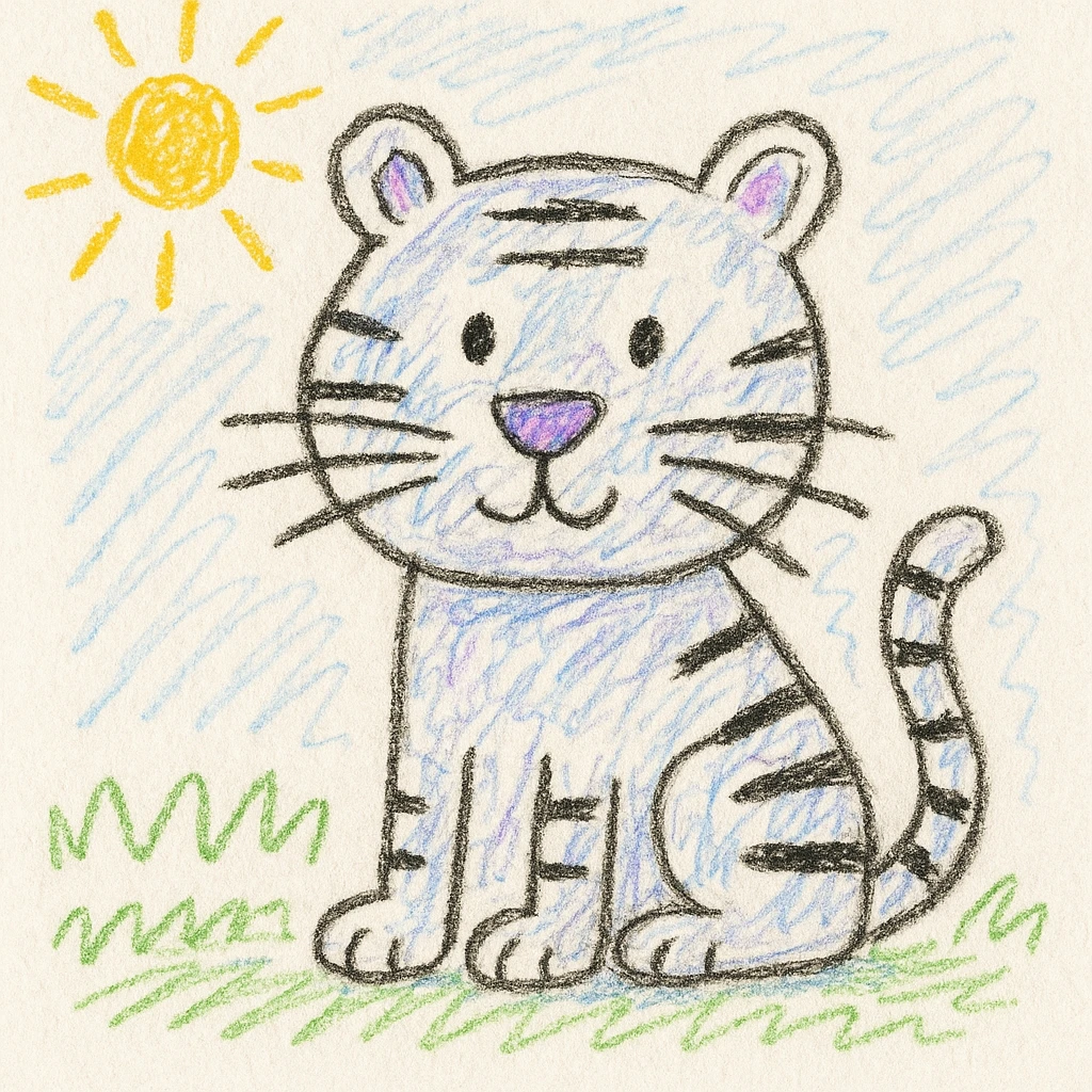 White Tiger emoji