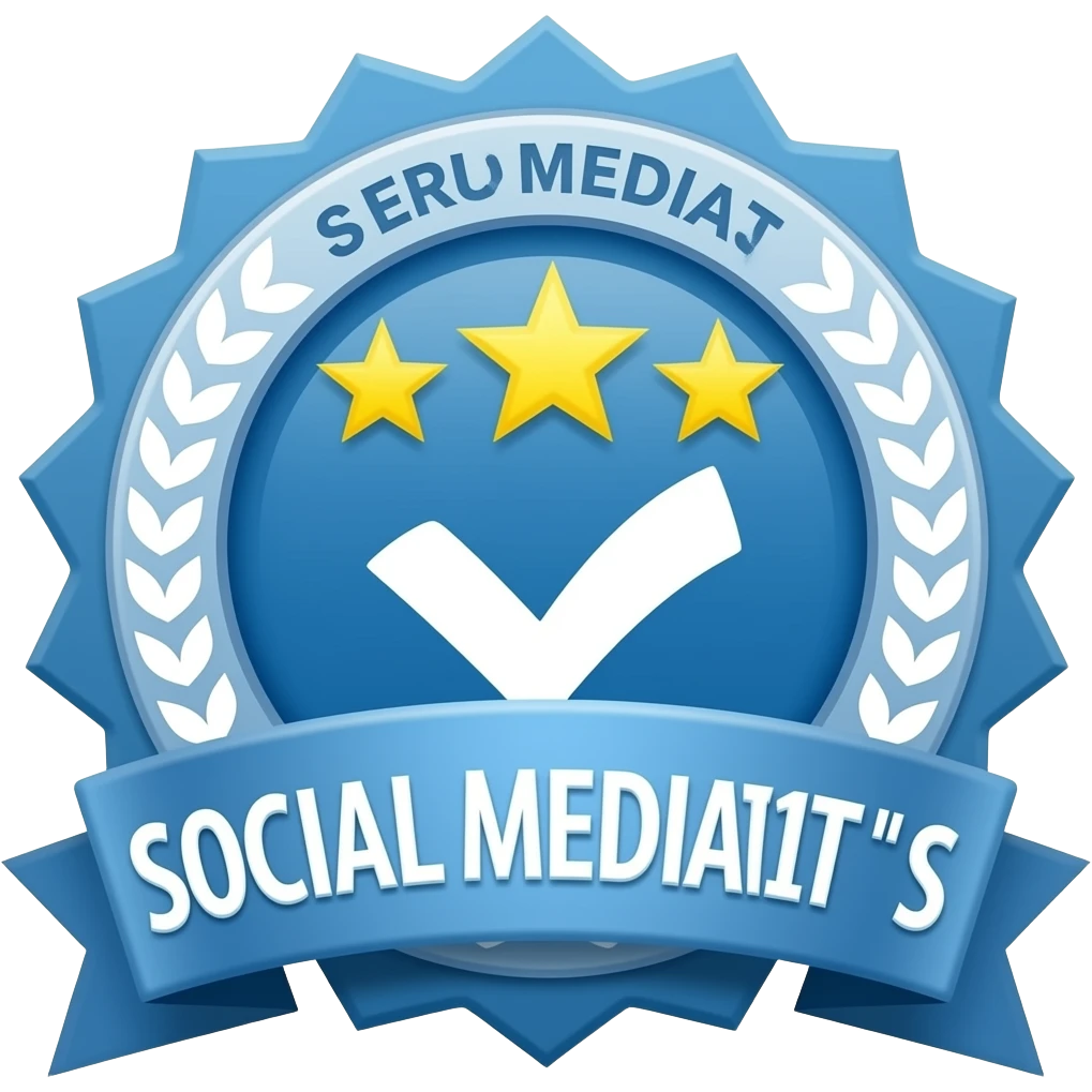 social media star verified badge blue emoji