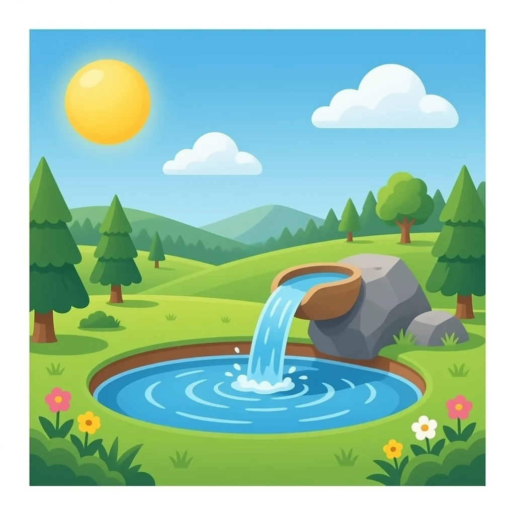 Manantial de agua emoji