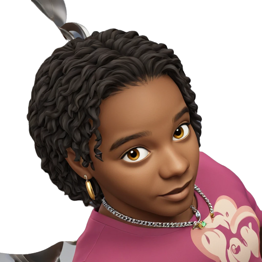 stylish male with jewelry emoji