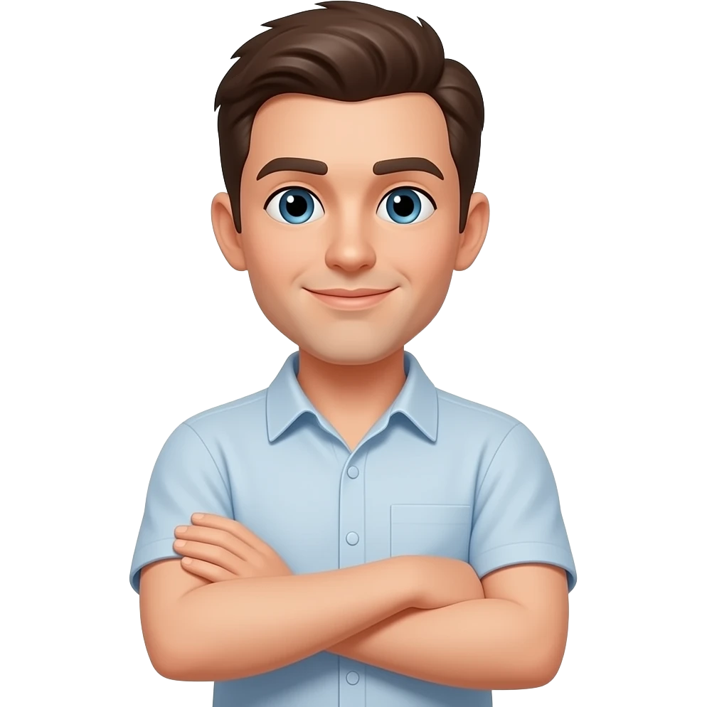 Человек скрещивает руки emoji