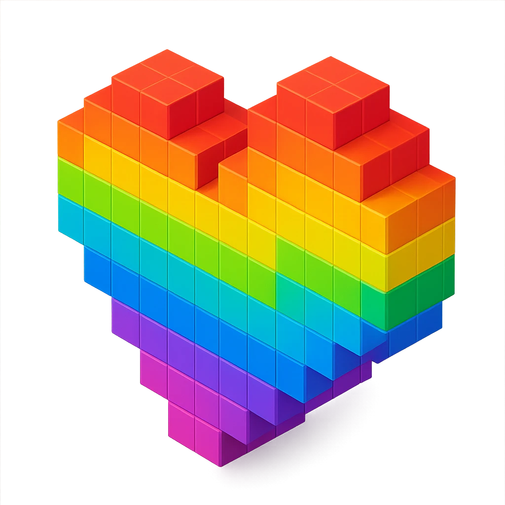 Heart rainbow  emoji