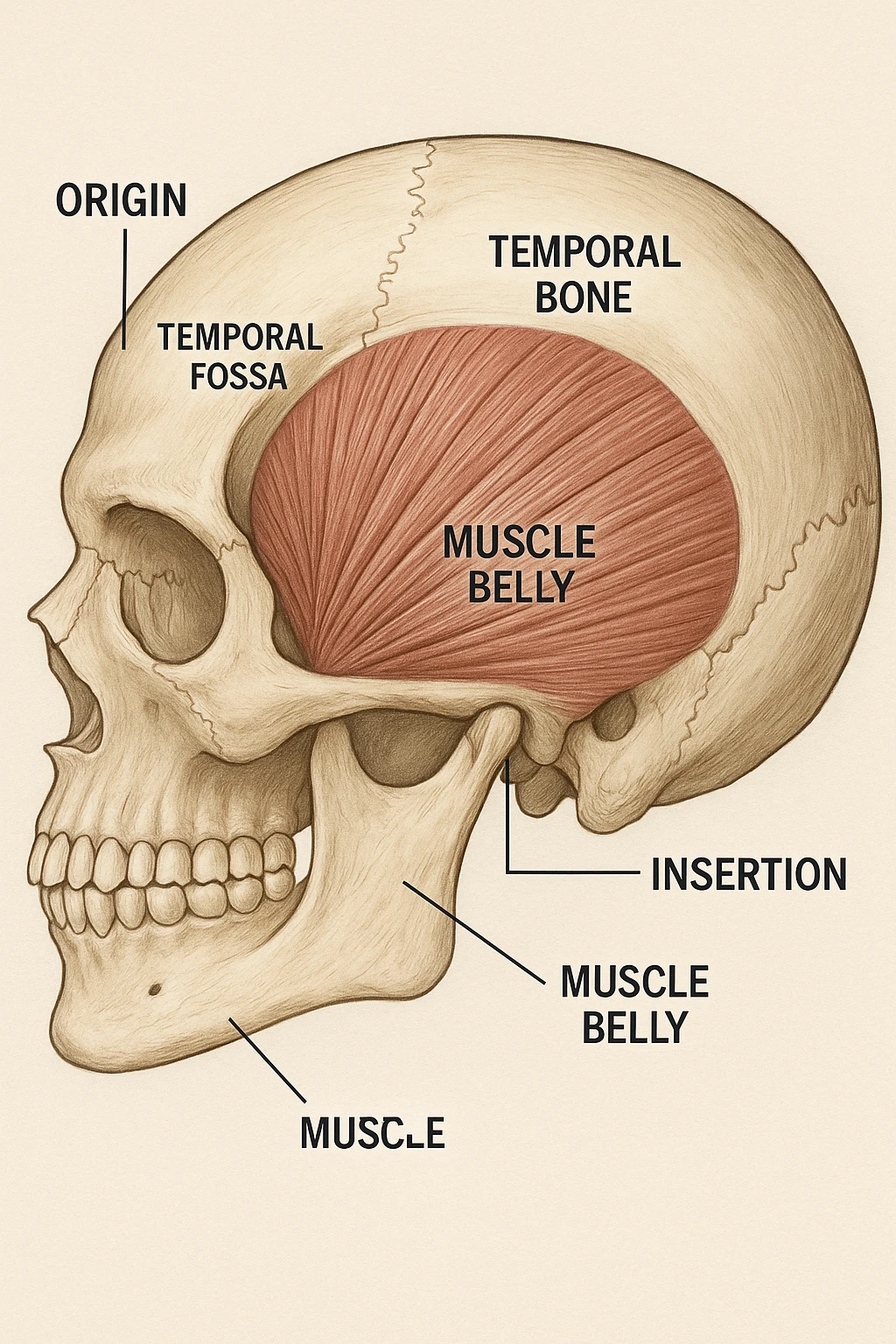 muscolo temporale anatomia emoji