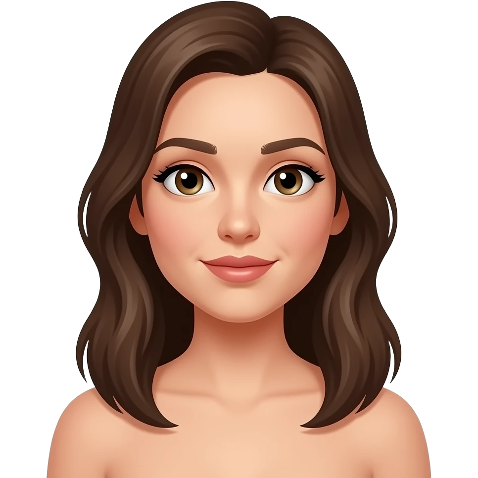 Una mujer desnuda emoji