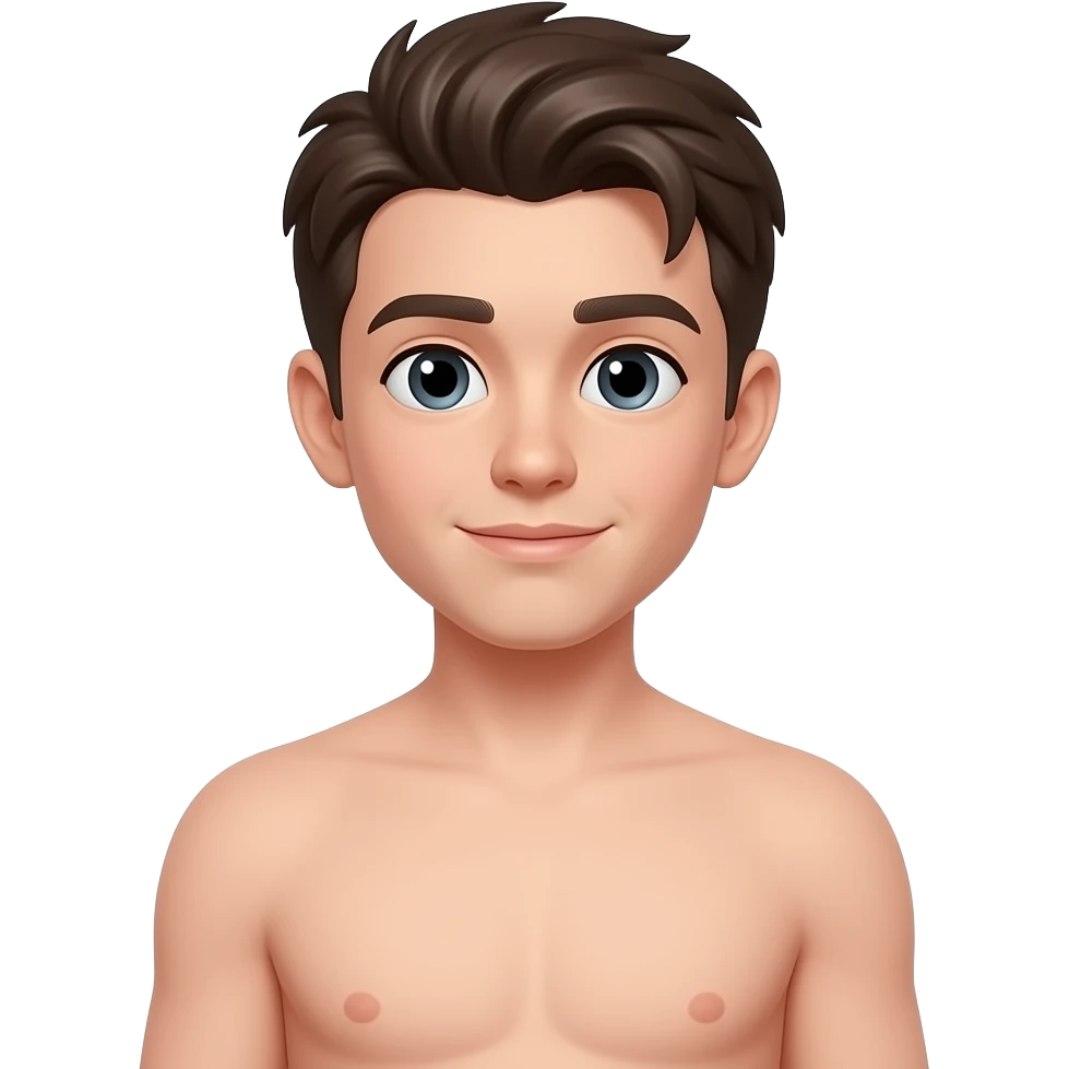 18 years boy full body without clothe emoji