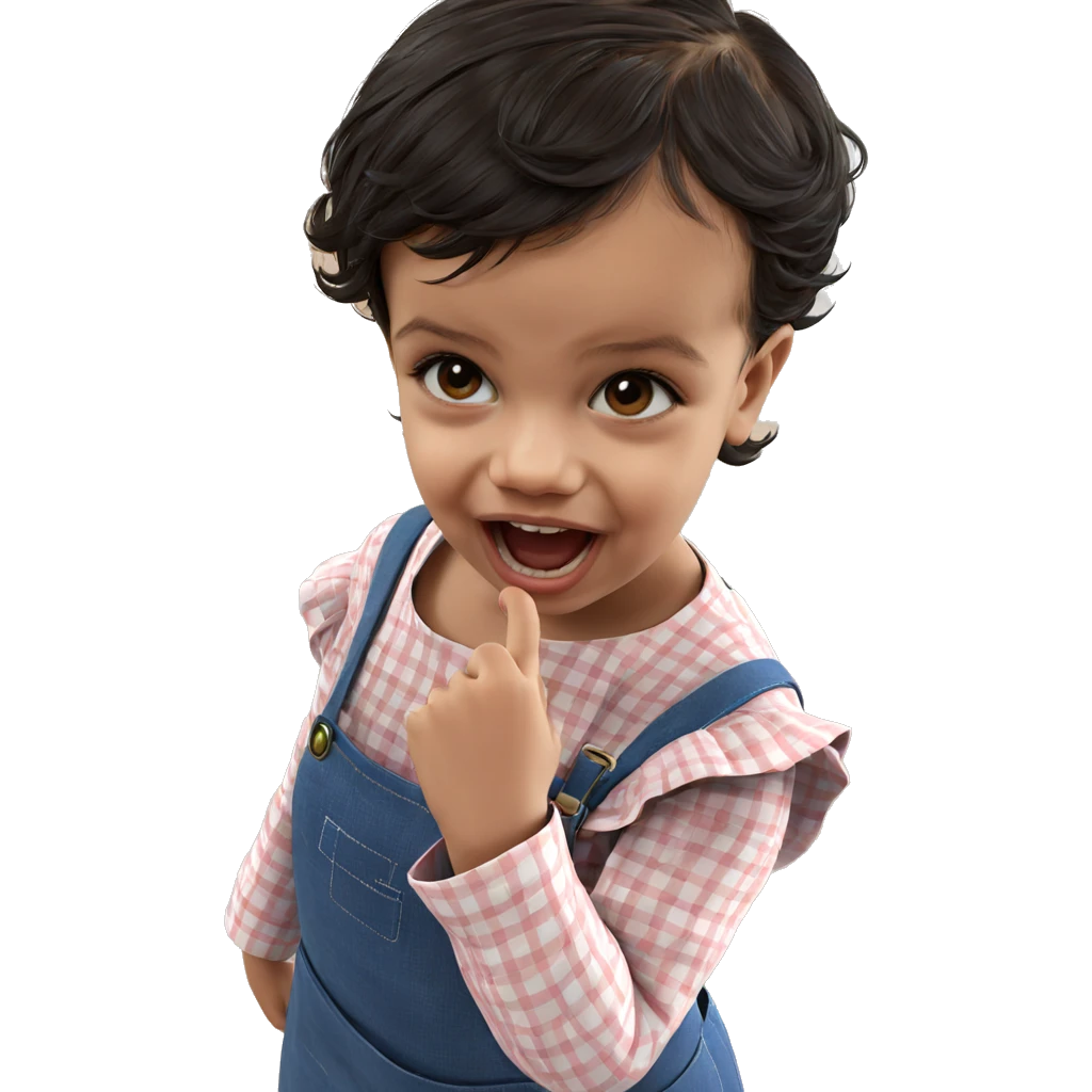 girl in apron looking emoji